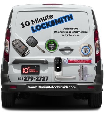 10 Minute Locksmith Back Van