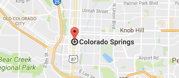 Google Map Colorado Springs, CO