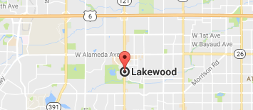 Google Map Lakewood, CO