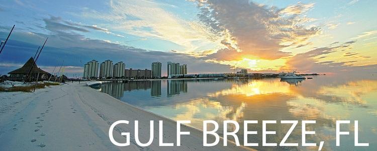 Gulf Breeze is a city on the Fairpoint Peninsula in Santa Rosa County, Florida