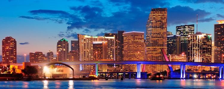 Miami is an international city at Florida's southeastern tip