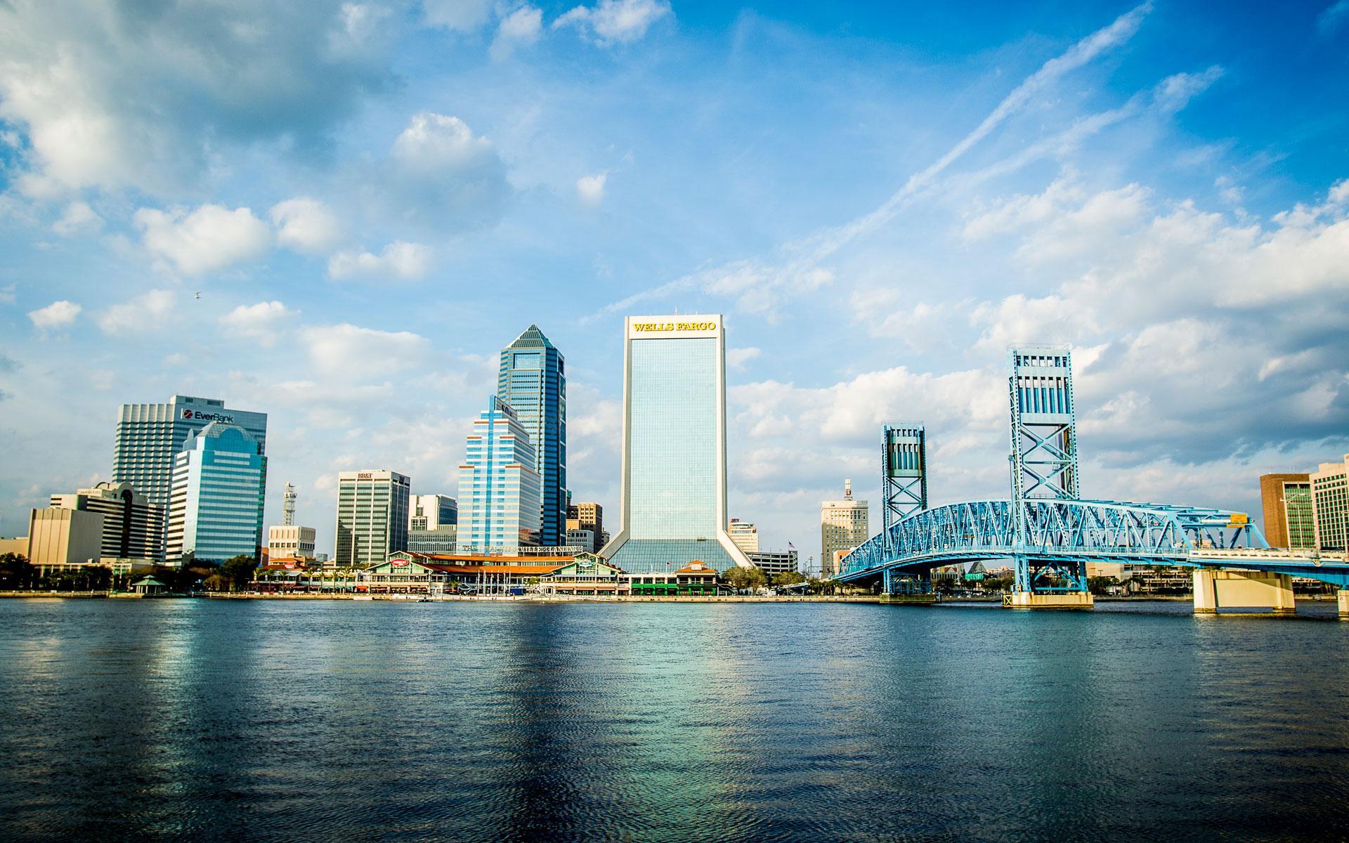 Jacksonville is a large city in northeastern Florida