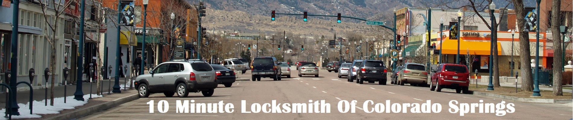 Colorado Springs is a city in Colorado at the eastern foot of the Rocky Mountains.